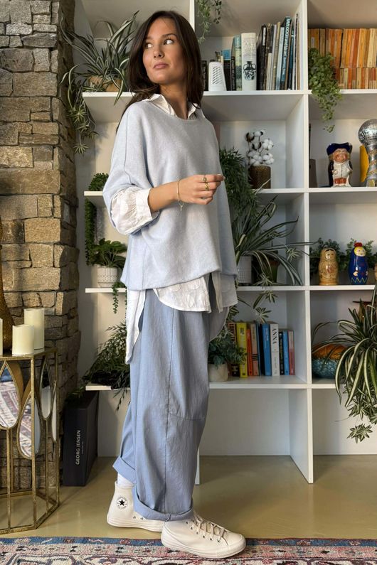 Conrad Layer Knit Ice